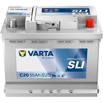 AKUMULATOR 55AH 420A 12V PROMOTIVE SLI C20 VARTA 555064042K182