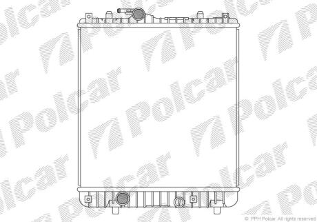 Радіатор охолодження Polcar 5503082X