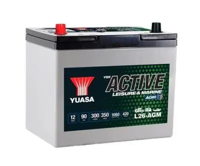 Фото akumulator 90ah/300a p+ leisure&marine agm YUASA L26AGM AKUMULATOR 90AH/300A P+ LEISURE&MARINE AGM YUASA L26AGM