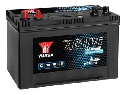 AKUMULATOR 90AH/700A L+ MARINELINE EFB YUASA M27EFB