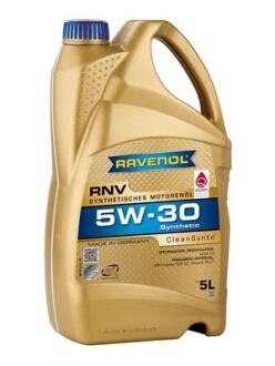 Моторна олива (5L +) 5W30, ACEA C3, MB 226.52, RENAULT RN 0700, RENAULT RN 0710, RENAULT RN 17 RAVENOL 111111400501999