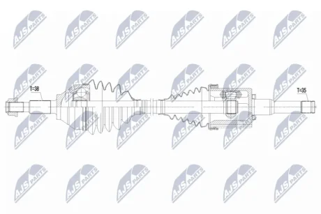 ПОЛУОСЬ NTY NPWFR206
