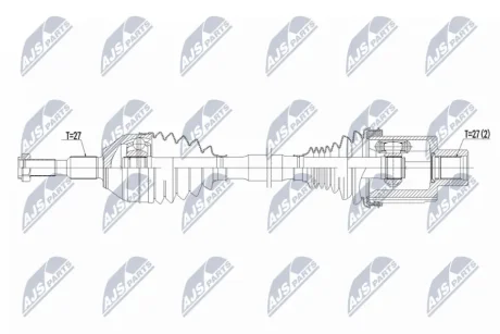 ПОЛУОСЬ NTY NPWFR221