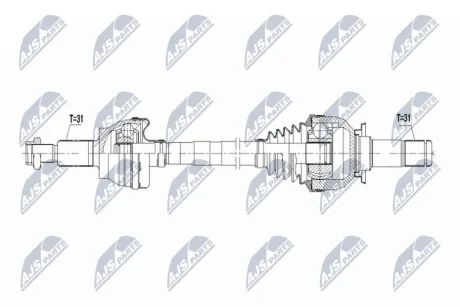 ПОЛУОСЬ NTY NPWJG022