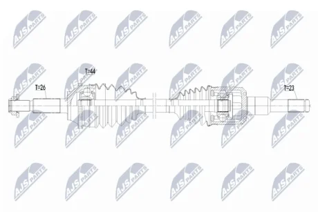 ПОЛУОСЬ NTY NPWFR224