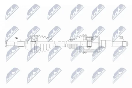 ПОЛУОСЬ NTY NPWFR219