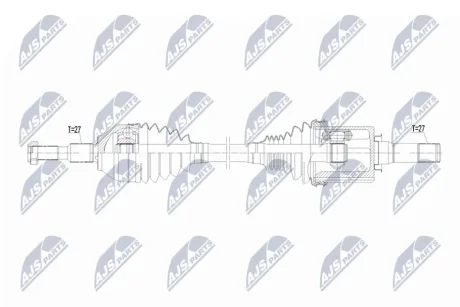 ПОЛУОСЬ NTY NPWFR213