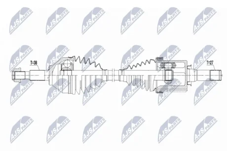 ПОЛУОСЬ NTY NPWFR203