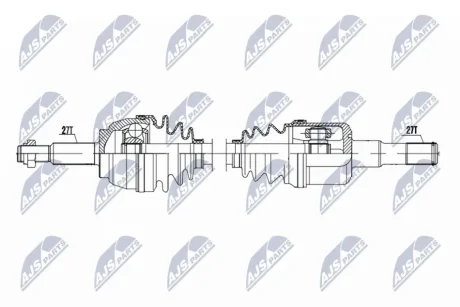 ПОЛУОСЬ NTY NPWFR187