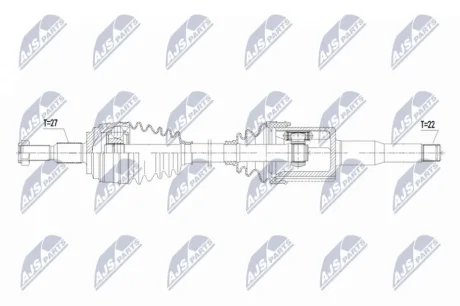 ПОЛУОСЬ NTY NPWFR188
