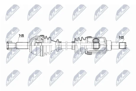 ПОЛУОСЬ NTY NPWFR197