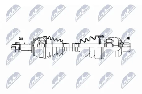 ПОЛУОСЬ NTY NPWPL182