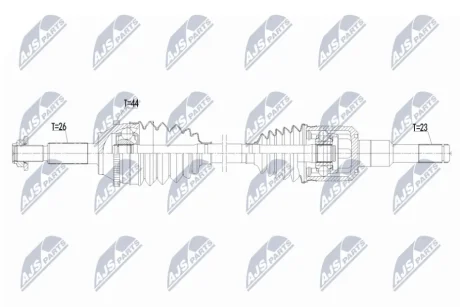 ПОЛУОСЬ NTY NPWFR223