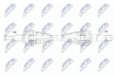 ПОЛУОСЬ NTY NPWFR217