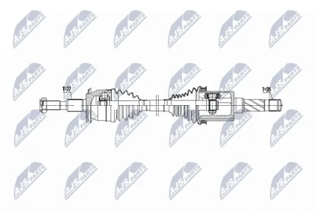 ПОЛУОСЬ NTY NPWFR218