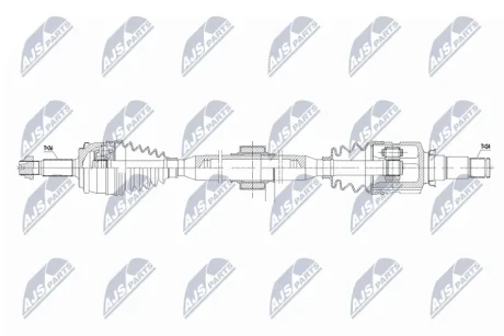 ПОЛУОСЬ NTY NPWTY204