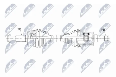 ПОЛУОСЬ NTY NPWJG024
