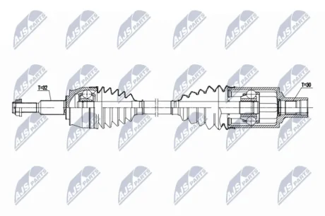 ПОЛУОСЬ NTY NPWCH173
