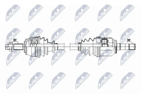 ПОЛУОСЬ NTY NPWFT102