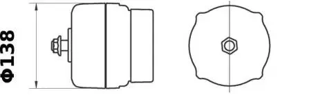 Генератор (14В, 80А) BOMAG BW124HD-3 DITCH WITCH 3500, 3610 INGERSOLL RAND P130SD, P130WD VALTRA N 103.4 HITECH, N 103.4 HITECH 5, N 113 HiITECH 5, N 113 HITECH 3, N 122 D, N 122 VERSU, N 123 MAHLE / KNECHT MG 607 (фото 1)