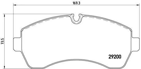 ДИСКОВI КОЛОДКИ BREMBO P 50 059G