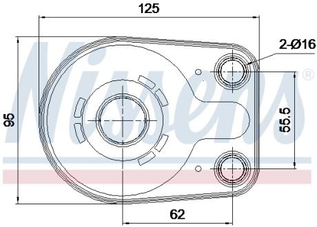 AVA CHRYSLER Оливний радіатор (без корпуса) Voyager IV 2.5/2.8CRD 00-, Jeep Cherokee AVA COOLING CR3150