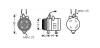 AVA CHEVROLET Компресор кондиціонера MATIZ 0.8 05-, SPARK 0.8 05-, DAEWOO AVA COOLING DWAK079 (фото 1)
