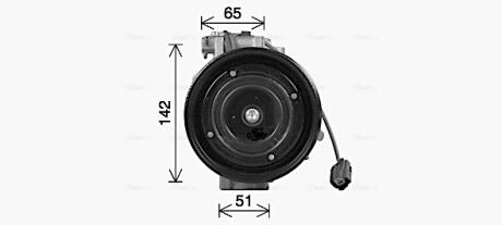 AVA HONDA Компресор кондиціонера ACCORD VII 2.0, 2.4 03- AVA COOLING HDAK322