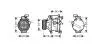 AVA TOYOTA Компресор кондиціонера COROLLA 1.4-2.0 01- AVA COOLING TOAK443 (фото 1)