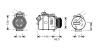 AVA BMW Компресор кондиціонера X5 (E53) 3.0 00- AVA COOLING BWAK309 (фото 1)