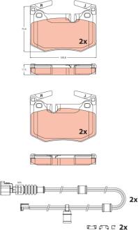 Автозапчасть TRW GDB2543
