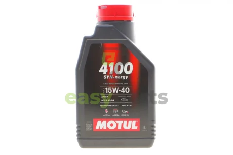 Олива 15W40 4100 Syn-nergy (1L) (API SP) (ACEA A3/B4) (113149) MOTUL 386501