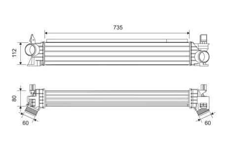 Intercooler JUMPER DUCATO MOVANO BOXER Valeo 822945