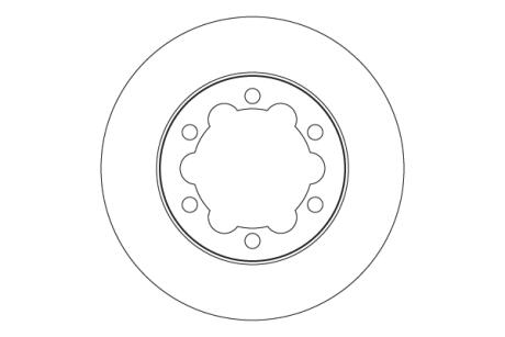 TARCZA HAMULCOWA 0 SZT TRW DF6973S