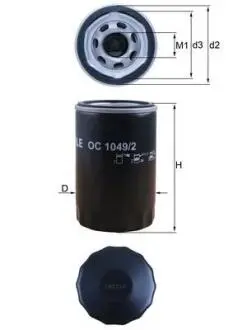 Filtr oleju PORSCHE.. MAHLE / KNECHT OC10492