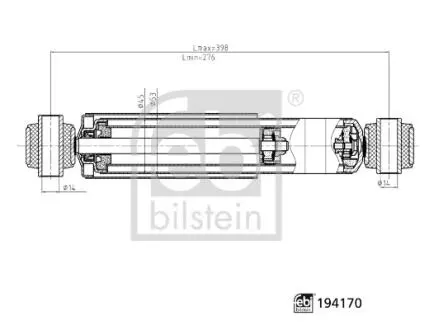 AMORTYZATOR TYL L/P FEBI BILSTEIN 194170