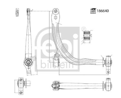 Автозапчасть FEBI BILSTEIN 186640