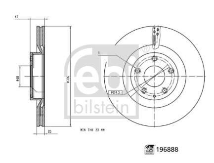 Автозапчасть FEBI BILSTEIN 196888