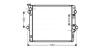 Радіатор двигуна (товщина: 32мм) TOYOTA LAND CRUISER PRADO 1KD-FTV 09.02-08.09 AVA COOLING TOA2478 (фото 1)