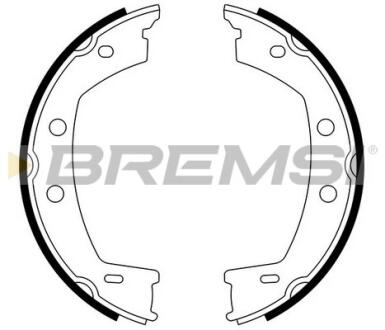 Гальмівні колодки зад. FREELANDER 2.0-3.2 06-14 (LUCAS GIRLING) BREMSI GF0442