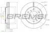 Гальмівний диск перед. L200/Pajero Sport 05- 2.4-3.5 BREMSI CD7818V (фото 1)