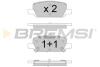 Гальмівні колодки зад. TESLA MODEL 3 17- (BREMBO) BREMSI BP3913 (фото 1)