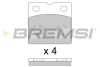 Гальмівні колодки зад. Tesla Model X 13- (BREMBO) BREMSI BP3851 (фото 1)