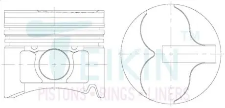 Поршень TEIKIN 44295050