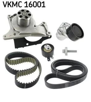 Роликовий модуль натягувача ременя (ролик, ремінь, помпа) SKF VKMC 16001