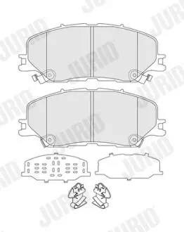 Колодки гальмівні дискові Jurid 574270J