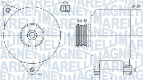 Автозапчасть MAGNETI MARELLI 063731906010