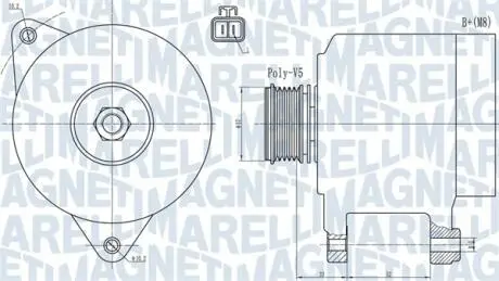 Автозапчасть MAGNETI MARELLI 063731906010