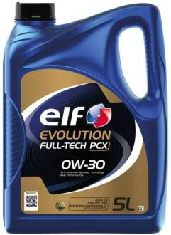 EVOLUTION FT PCX 0W30 5L C2, PSA B71 2312, FIAT 9.55535GS1/DS1 ELF 230936