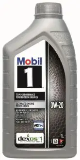 1 0W20 Dexos1 1L SN/SM/SL/SJ, FORD WSS-M2C947-A, GM6094M MOBIL 157289 (фото 1)